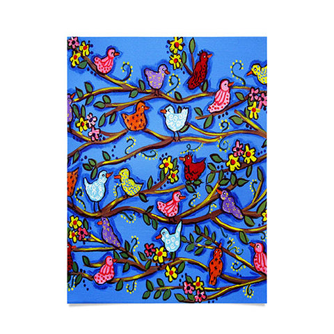 Renie Britenbucher Spring Birds and Blossoms Poster
