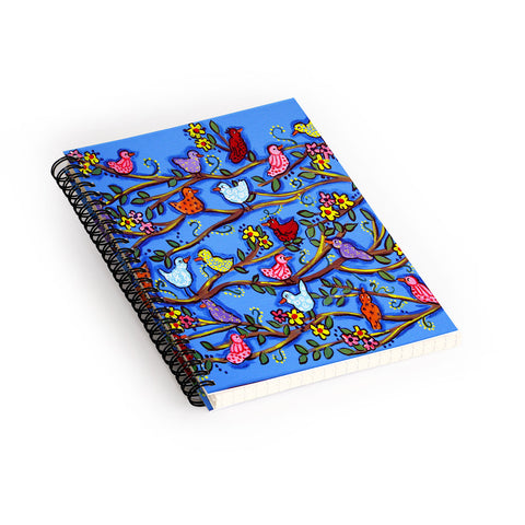 Renie Britenbucher Spring Birds and Blossoms Spiral Notebook