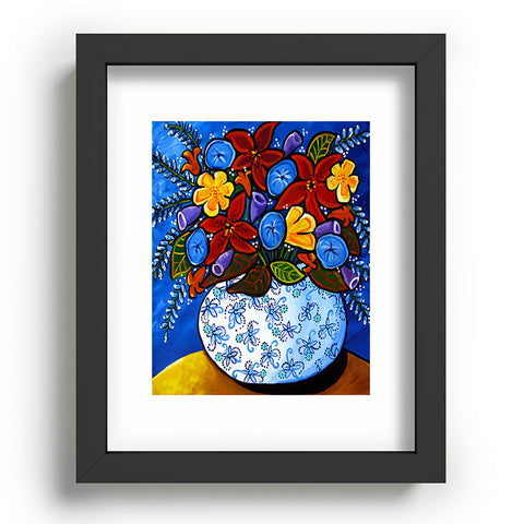 Renie Britenbucher Summer Bouquet Recessed Framing Rectangle
