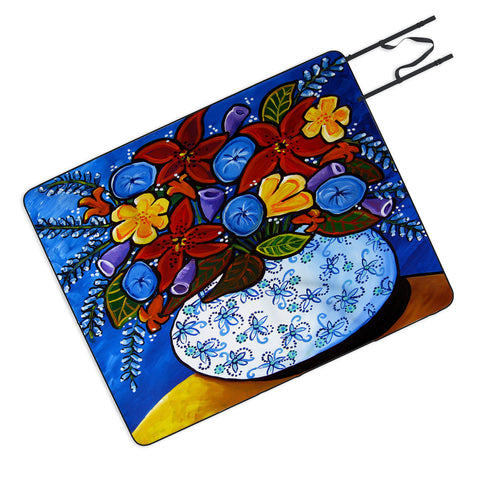 Renie Britenbucher Summer Bouquet Picnic Blanket