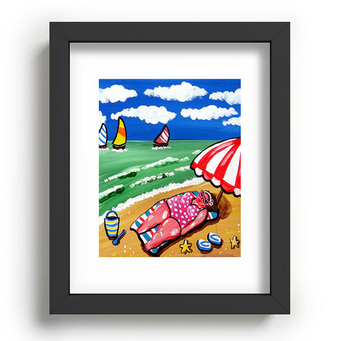 Renie Britenbucher Sunbather Diva Recessed Framing Rectangle