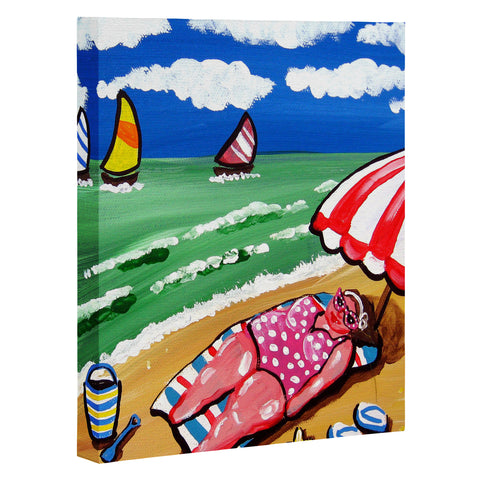 Renie Britenbucher Sunbather Diva Art Canvas