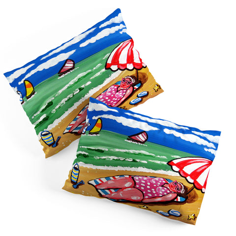 Renie Britenbucher Sunbather Diva Pillow Shams