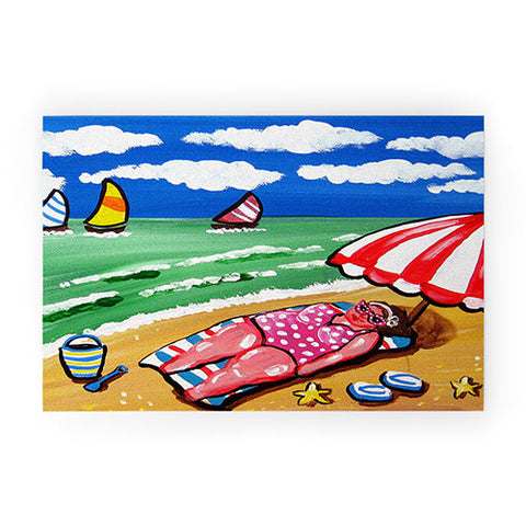 Renie Britenbucher Sunbather Diva Welcome Mat