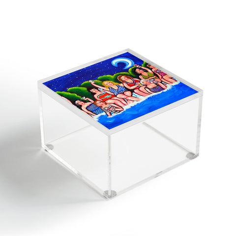 Renie Britenbucher Swimming Pool Divas Happy Hour Acrylic Box