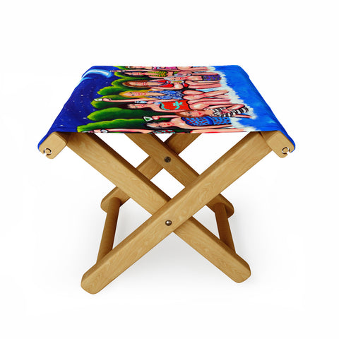 Renie Britenbucher Swimming Pool Divas Happy Hour Folding Stool