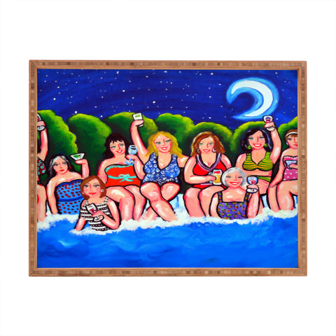 Renie Britenbucher Swimming Pool Divas Happy Hour Rectangular Tray