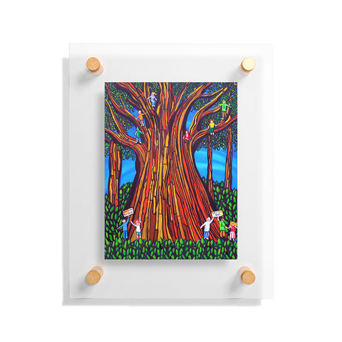 Renie Britenbucher The Tree Sitters Floating Acrylic Print