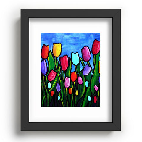 Renie Britenbucher Tulips Recessed Framing Rectangle