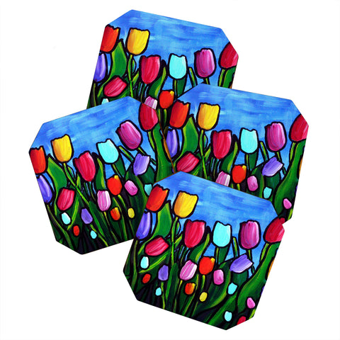 Renie Britenbucher Tulips Coaster Set