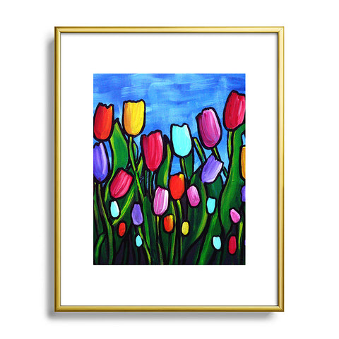 Renie Britenbucher Tulips Metal Framed Art Print