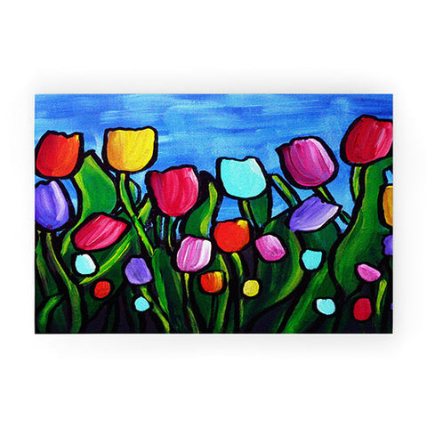 Renie Britenbucher Tulips Welcome Mat