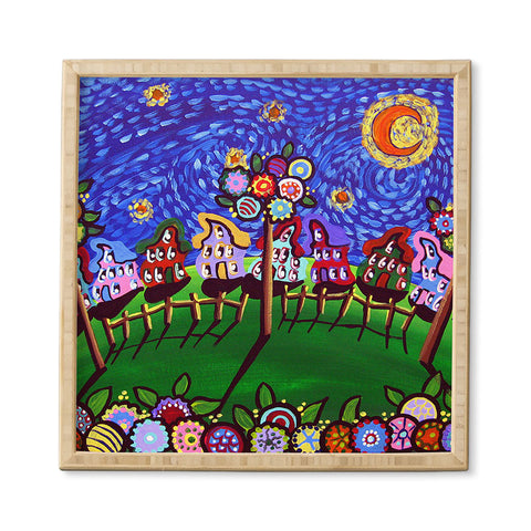 Renie Britenbucher Van Gogh Sky Framed Wall Art