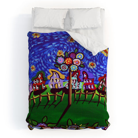 Renie Britenbucher Van Gogh Sky Comforter