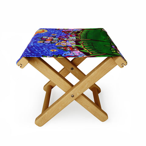 Renie Britenbucher Van Gogh Sky Folding Stool