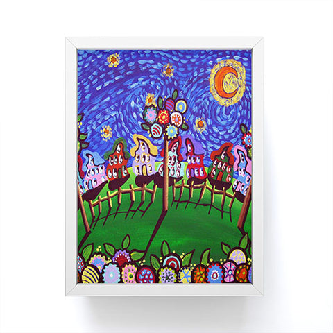 Renie Britenbucher Van Gogh Sky Framed Mini Art Print