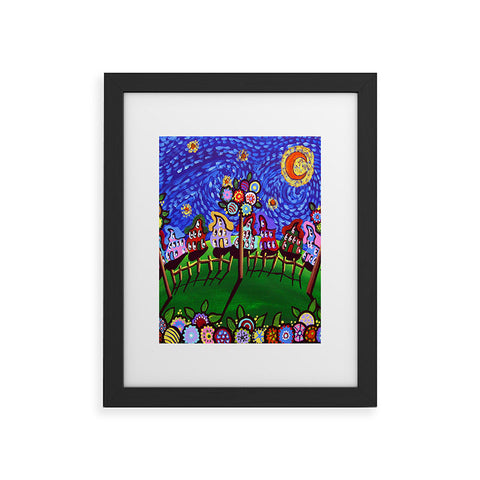 Renie Britenbucher Van Gogh Sky Framed Art Print