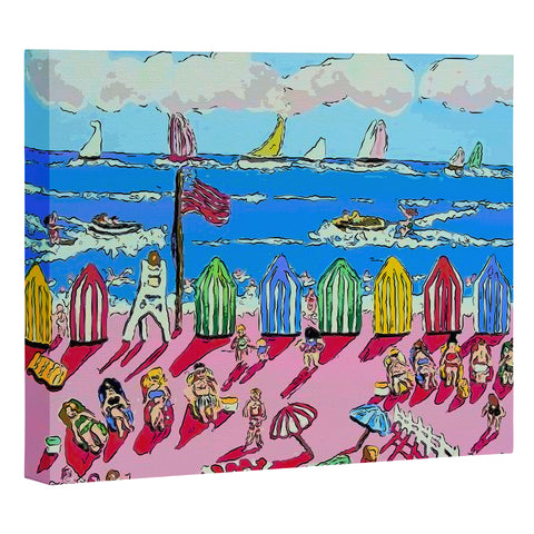 Renie Britenbucher Weekend At The Beach Art Canvas