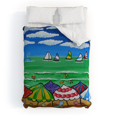 Renie Britenbucher Whimsical Beach 1 Duvet Cover