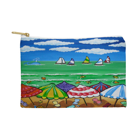 Renie Britenbucher Whimsical Beach 1 Pouch