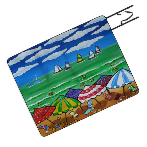Renie Britenbucher Whimsical Beach 1 Picnic Blanket