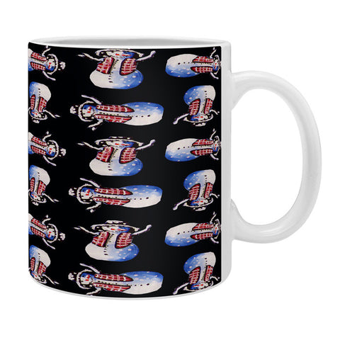 Renie Britenbucher Whimsical Snowman Pattern Coffee Mug