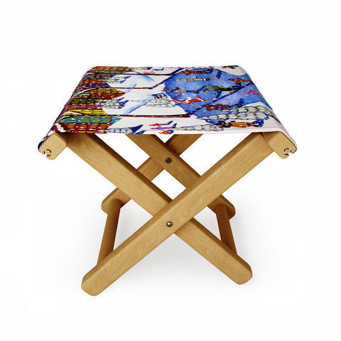 Renie Britenbucher Winter Fun In The City Folding Stool