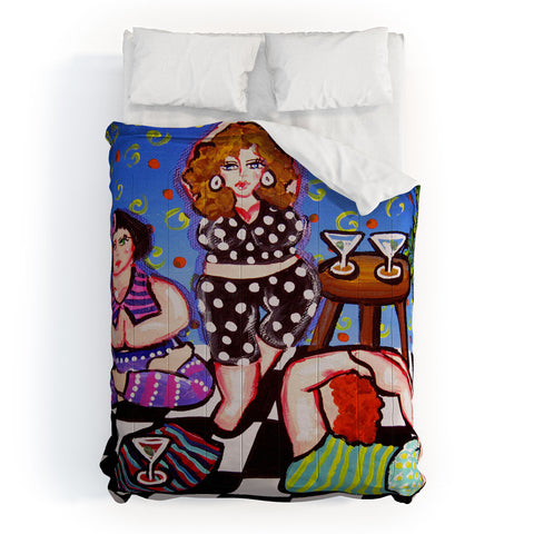 Renie Britenbucher Yoga Divas Comforter