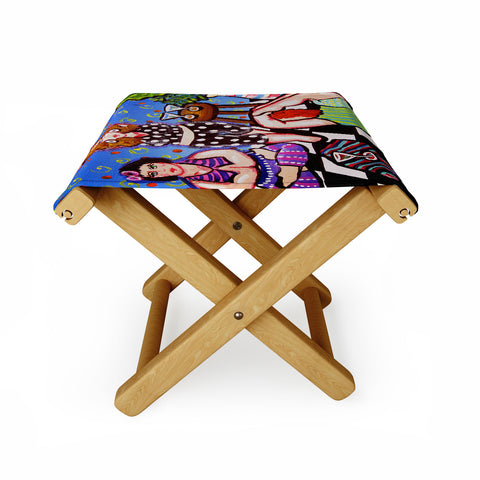 Renie Britenbucher Yoga Divas Folding Stool