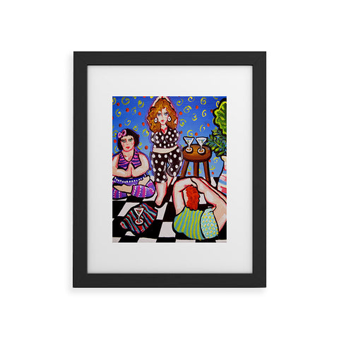 Renie Britenbucher Yoga Divas Framed Art Print