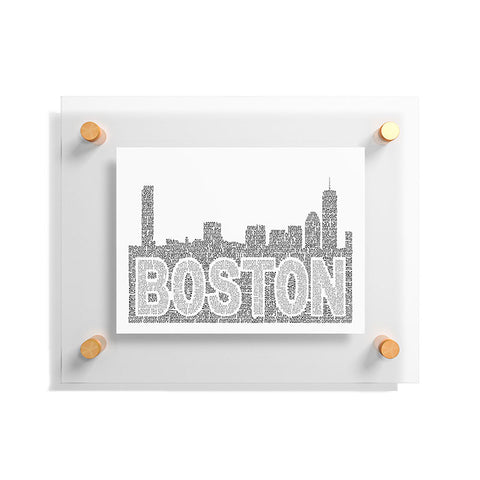 Restudio Designs Boston Skyline 1 Floating Acrylic Print