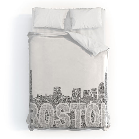 Restudio Designs Boston Skyline 1 Duvet Cover