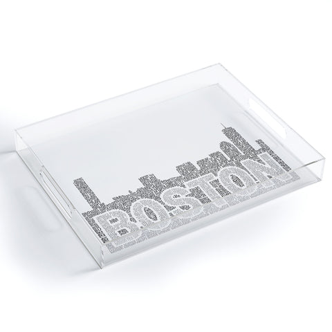 Restudio Designs Boston Skyline 1 Acrylic Tray