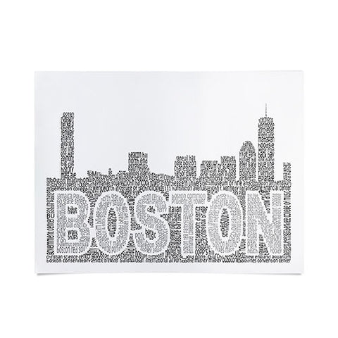 Restudio Designs Boston Skyline 1 Poster