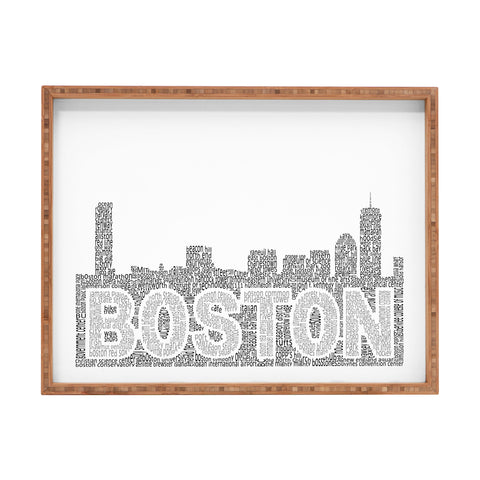Restudio Designs Boston Skyline 1 Rectangular Tray