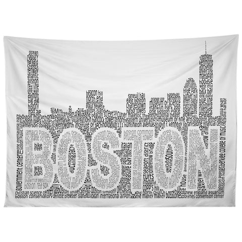 Restudio Designs Boston Skyline 1 Tapestry