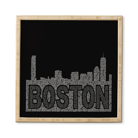 Restudio Designs Boston Skyline 2 Framed Wall Art