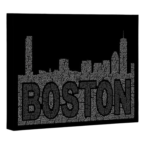 Restudio Designs Boston Skyline 2 Art Canvas