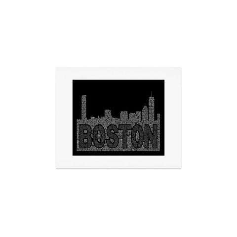 Restudio Designs Boston Skyline 2 Art Print