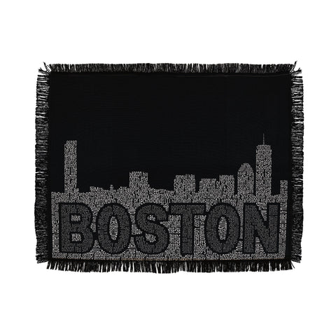 Restudio Designs Boston Skyline 2 Throw Blanket
