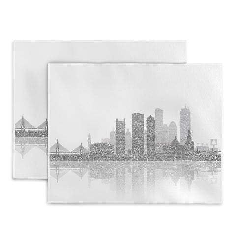 Restudio Designs Boston Skyline Reflection Placemat