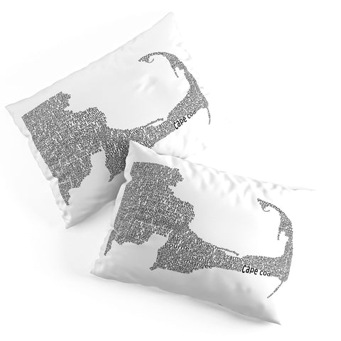 Restudio Designs Cape Cod Map Pillow Shams