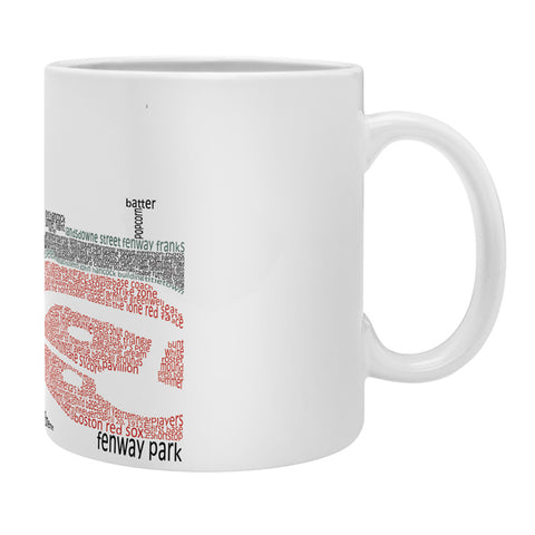 Restudio Designs Fenway Red Field Coffee Mug
