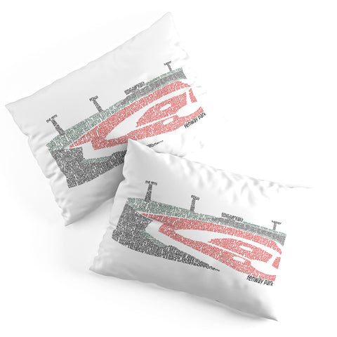 Restudio Designs Fenway Red Field Pillow Shams