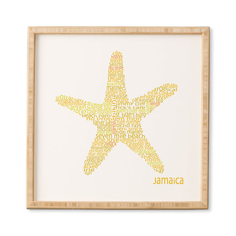 Restudio Designs Jamaica Starfish Framed Wall Art