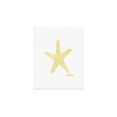 Restudio Designs Jamaica Starfish Art Print