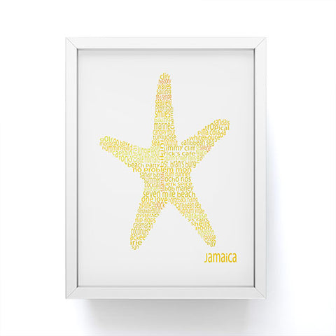 Restudio Designs Jamaica Starfish Framed Mini Art Print