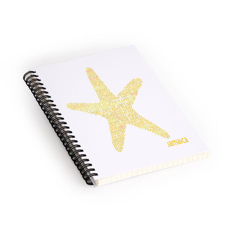 Restudio Designs Jamaica Starfish Spiral Notebook
