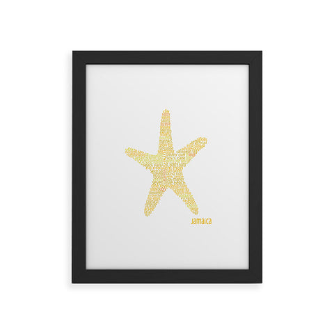 Restudio Designs Jamaica Starfish Framed Art Print