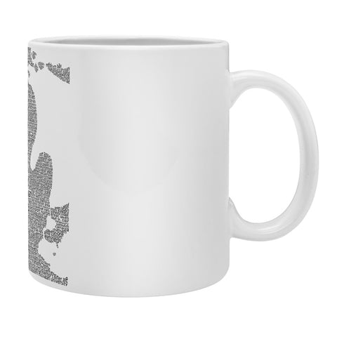 Restudio Designs Michigan Map Coffee Mug